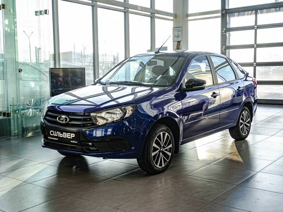 2026 Lada (ВАЗ) Granta I Рестайлинг, синий - вид 5