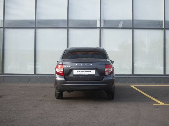 2019 Lada (ВАЗ) Granta I Рестайлинг, серый, 530000 рублей - вид 3