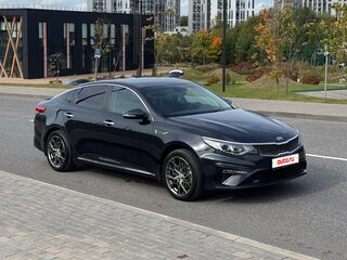2018 Kia Optima IV Рестайлинг, синий, 1600000 рублей, вид 4