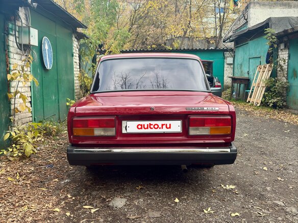 2006 Lada (ВАЗ) 2107, красный, 239900 рублей - вид 10