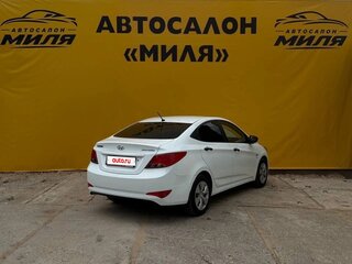 2014 Hyundai Solaris I Рестайлинг, белый, 899000 рублей, вид 5