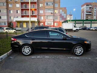 2013 Ford Fusion (North America) II, чёрный, 950000 рублей, вид 4