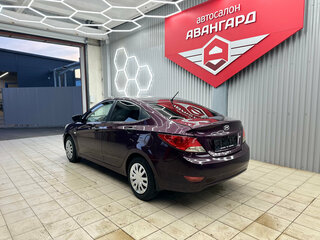 2011 Hyundai Solaris I, фиолетовый, 570000 рублей, вид 5