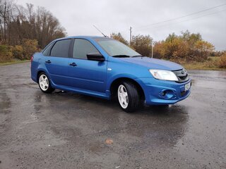2017 Lada (ВАЗ) Granta Sport I, синий, 750000 рублей, вид 2