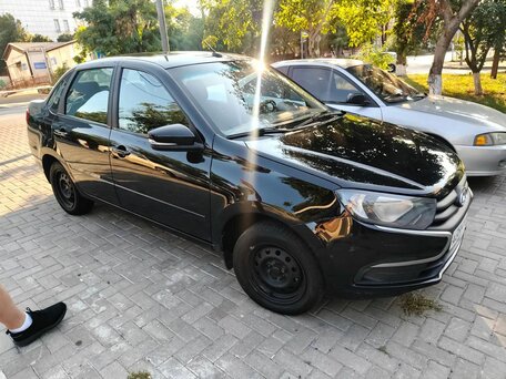 2022 Lada (ВАЗ) Granta I Рестайлинг, чёрный, 580000 рублей, вид 5