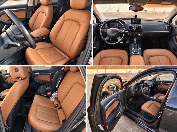 2014 Audi A3 III (8V), коричневый, 1725000 рублей