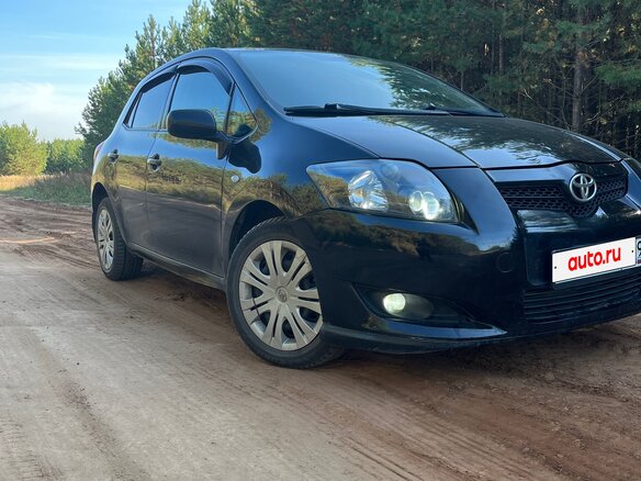 2007 Toyota Auris I, чёрный, 680000 рублей - вид 2