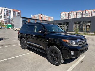 2014 Toyota Land Cruiser 200 Series Рестайлинг 1, чёрный, 4557000 рублей, вид 4