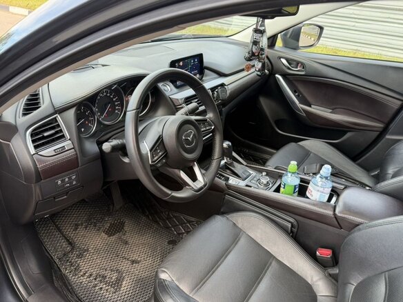 2017 Mazda 6 III (GJ) Рестайлинг, серый, 1650000 рублей - вид 6