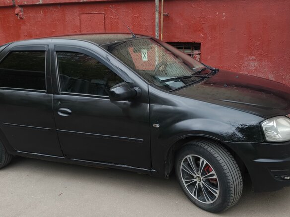 2011 Renault Logan I Рестайлинг, чёрный, 200000 рублей - вид 3