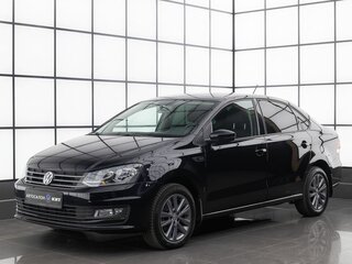 2019 Volkswagen Polo V Рестайлинг, чёрный, 1459000 рублей, вид 1