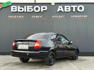 2008 Hyundai Accent ТагАЗ II, чёрный, 389000 рублей, вид 2