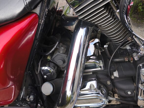 2001 Harley-Davidson Road King, красный, 810000 рублей - вид 16