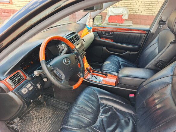 2004 Lexus LS 430 III Рестайлинг, чёрный, 897200 рублей - вид 8