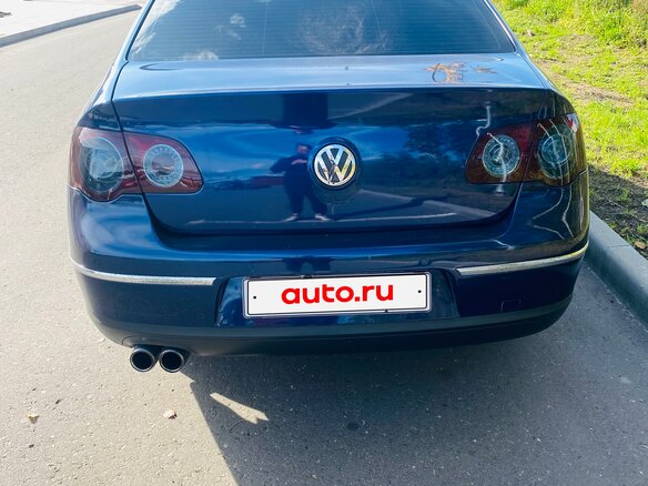 2008 Volkswagen Passat B6, синий, 520000 рублей - вид 9