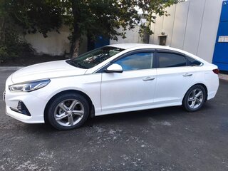 2019 Hyundai Sonata VII (LF) Рестайлинг, белый, 1100000 рублей, вид 4