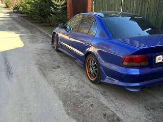 2000 Mitsubishi Galant VIII Рестайлинг, синий, 530000 рублей, вид 3