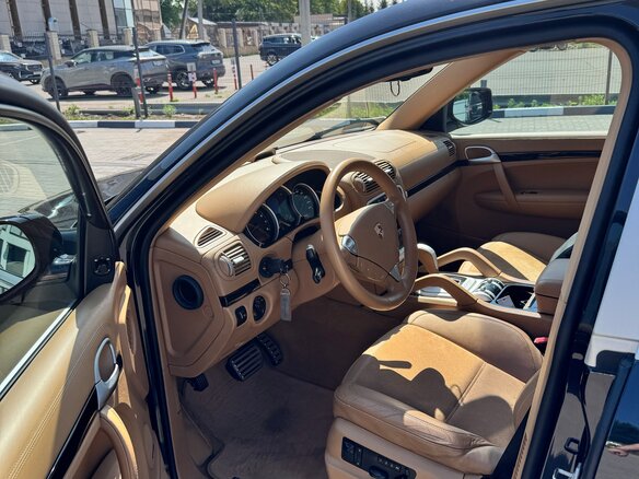 2009 Porsche Cayenne S I Рестайлинг (957), чёрный - вид 7