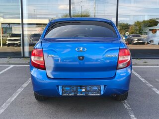 2016 Lada (ВАЗ) Granta I, синий, 389000 рублей, вид 4
