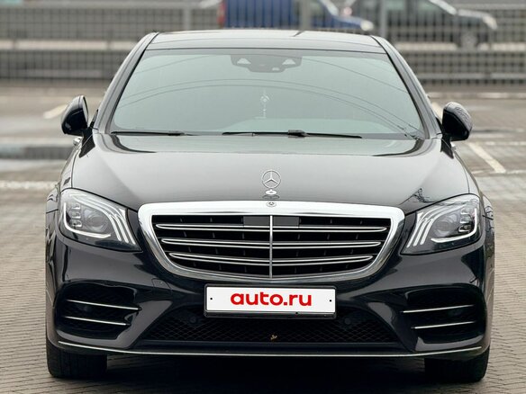 2018 Mercedes-Benz S-Класс 450 VI (W222, C217) Рестайлинг, чёрный, 4250000 рублей - вид 2