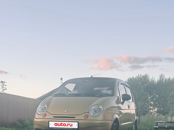 2003 Daewoo Matiz I Рестайлинг, жёлтый, 145800 рублей - вид 2