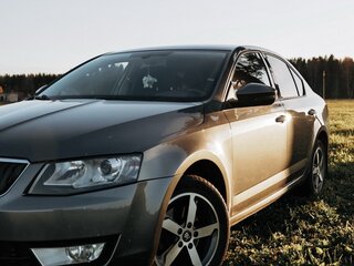 2014 Skoda Octavia III (A7), серый, 1290000 рублей, вид 1