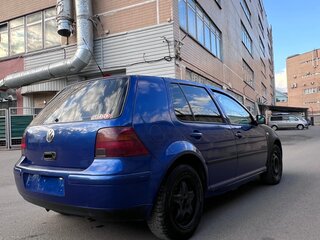 2001 Volkswagen Golf IV, синий, 230000 рублей, вид 3
