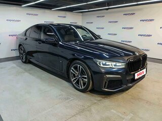 2021 BMW 7 серии 730d xDrive VI (G11/G12) Рестайлинг, синий, 6990000 рублей, вид 2
