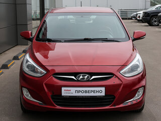 2013 Hyundai Solaris I, красный, 698000 рублей, вид 2