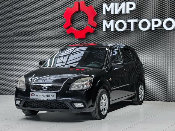 2010 Kia Rio II Рестайлинг, чёрный, 575000 рублей