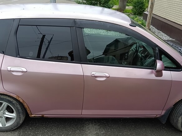 2001 Honda Fit I, розовый, 250000 рублей - вид 1