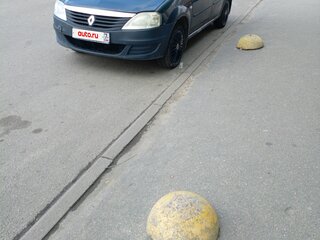 2010 Renault Logan I Рестайлинг, серый, 400000 рублей, вид 1