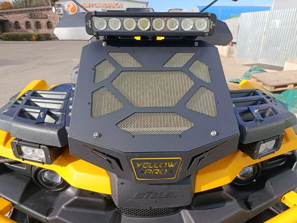 2019 Stels ATV-650 Guepard Trophy, жёлтый, 730000 рублей - вид 2
