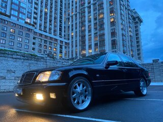 1995 Mercedes-Benz S-Класс 600 Long III (W140), чёрный, 5500000 рублей, вид 2