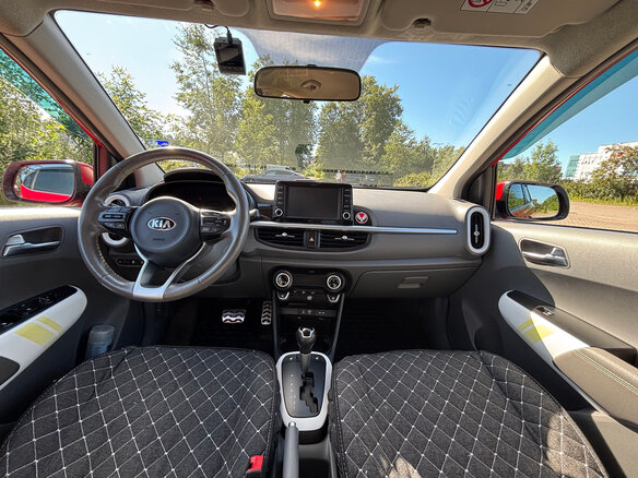 2018 Kia Picanto X-line X-Line III, красный, 1250000 рублей - вид 12
