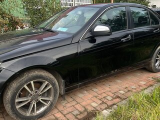 2008 Mercedes-Benz C-Класс 180 Kompressor III (W204), чёрный, 750000 рублей, вид 3