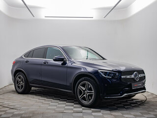 2020 Mercedes-Benz GLC Coupe 300 I (C253) Рестайлинг, синий, 4795000 рублей, вид 3