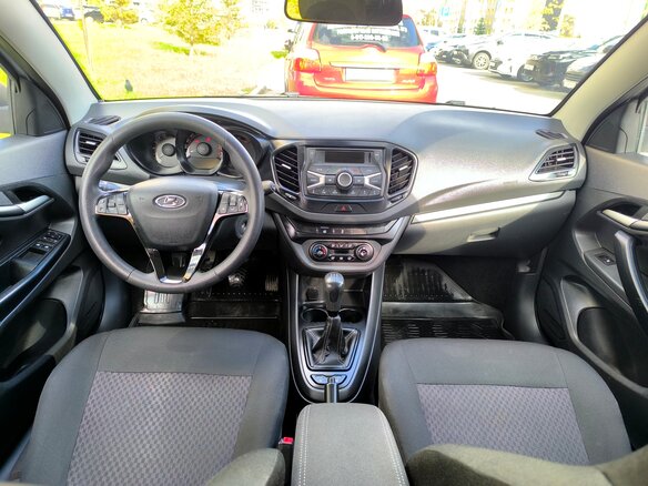 2021 Lada (ВАЗ) Vesta SW I, серый, 975000 рублей - вид 18