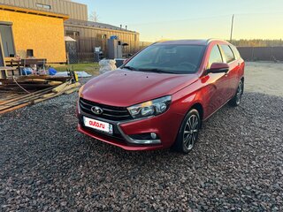2018 Lada (ВАЗ) Vesta SW I, красный, 950000 рублей, вид 4