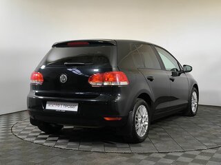 2012 Volkswagen Golf VI, чёрный, 620000 рублей, вид 4