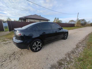 2008 Mazda 3 I (BK) Рестайлинг, чёрный, 490000 рублей, вид 4