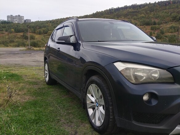 2013 BMW X1 20i I (E84) Рестайлинг, синий, 1170000 рублей - вид 7