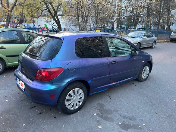 2002 Peugeot 307 I, синий, 120000 рублей - вид 4