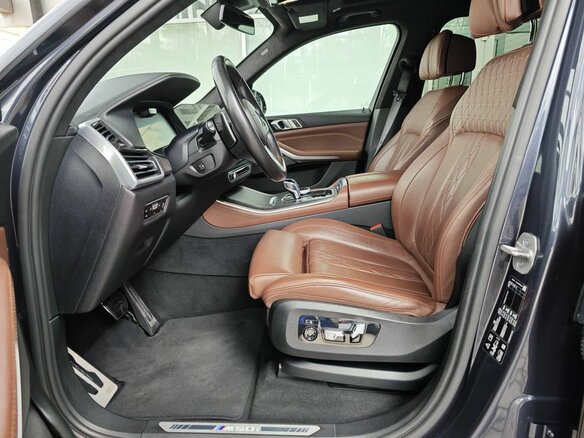 2021 BMW X5 M50i IV (G05/G18), серый, 8290000 рублей - вид 19