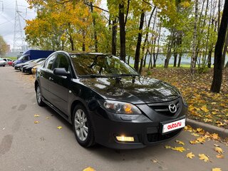 2007 Mazda 3 I (BK) Рестайлинг, чёрный, 625000 рублей, вид 2