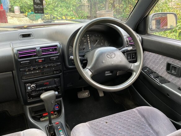 1993 Toyota Starlet IV (P80), серый - вид 7