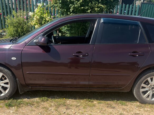 2007 Mazda 3 I (BK) Рестайлинг, пурпурный, 450000 рублей - вид 1