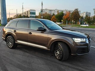 2015 Audi Q7 II (4M), коричневый, 3650000 рублей, вид 2