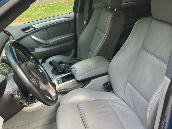 2003 BMW X5 3.0i I (E53), синий, 870000 рублей - вид 7
