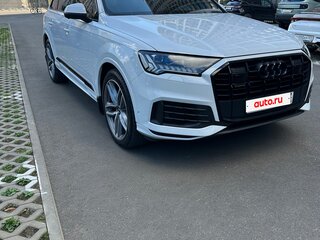 2019 Audi Q7 45 TDI II (4M) Рестайлинг, белый, 7400000 рублей, вид 2